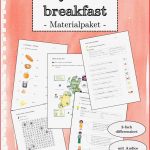 Breakfast Food Differenzierte Arbeitsblätter Englisch