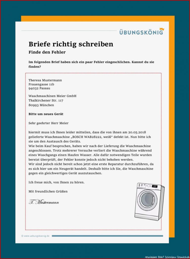 Briefe schreiben