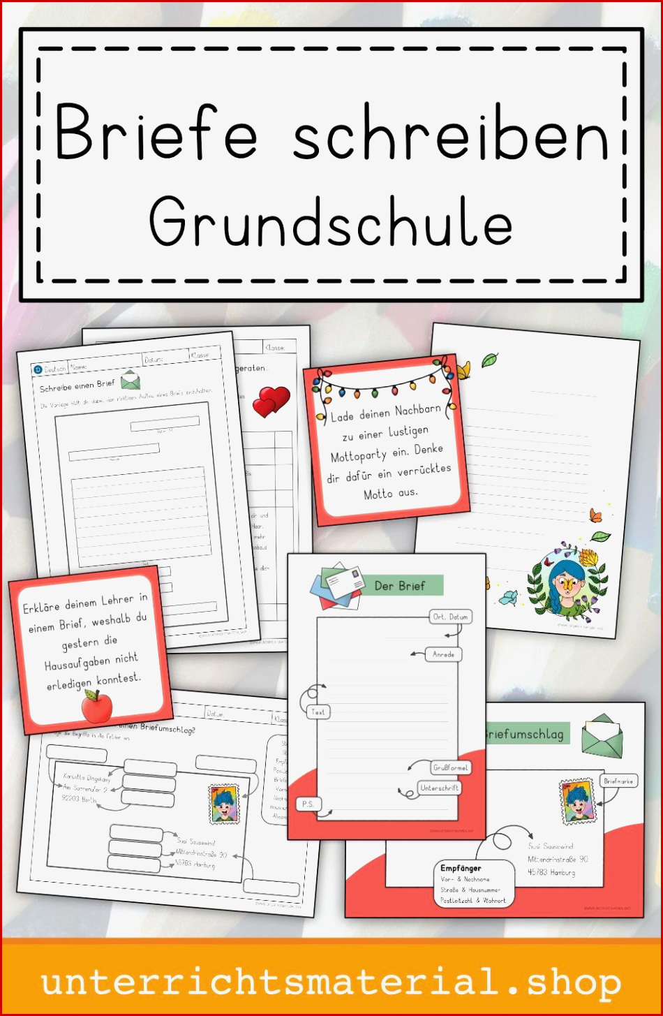 Briefe Schreiben Grundschule