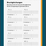 Bruchgleichungen