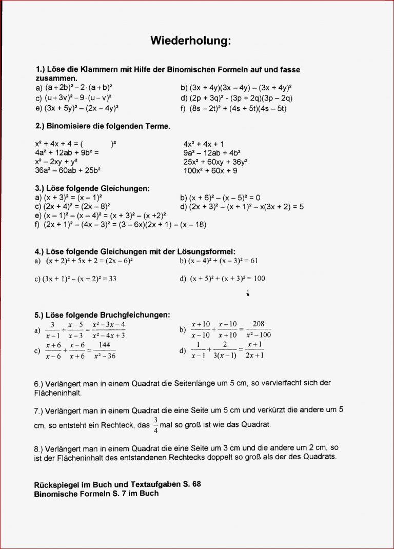 Bruchgleichungen Textaufgaben Klasse 9 lineMathe