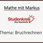 Bruchrechnen 1 I Grundlagen I Mathematik