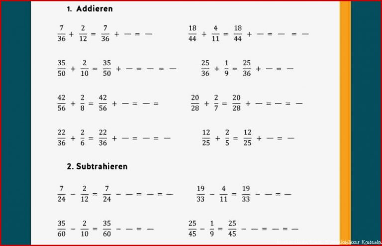 Bruchrechnen 5 Klasse Arbeitsblätter Kostenlos Stephen