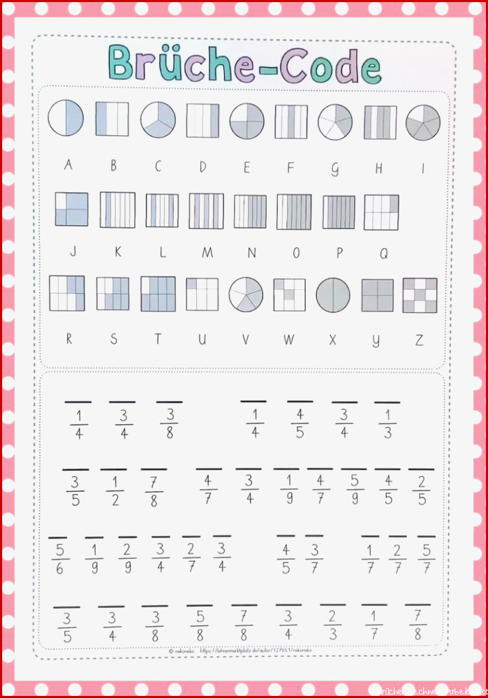 Bruchrechnen Knacke den Brüche Code