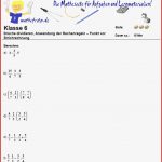 Bruchrechnen Übungen Klasse 6