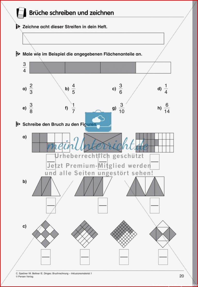 Bruchrechnung Einführung Meinunterricht