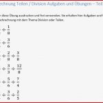 Bruchrechnung Lernen Teilen Division Von Brüchen Anleitung