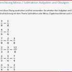 Bruchrechnung Minus Subtraktion Von Brüchen Anleitung