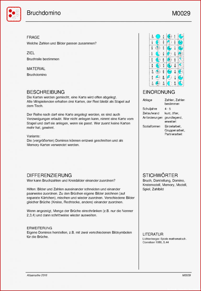 Bruchteile Bestimmen Arbeitsblätter