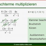 Bruchterme Multiplizieren Und Divi Ren
