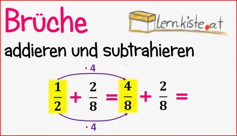 Brüche Ad Ren Und Subtrahieren