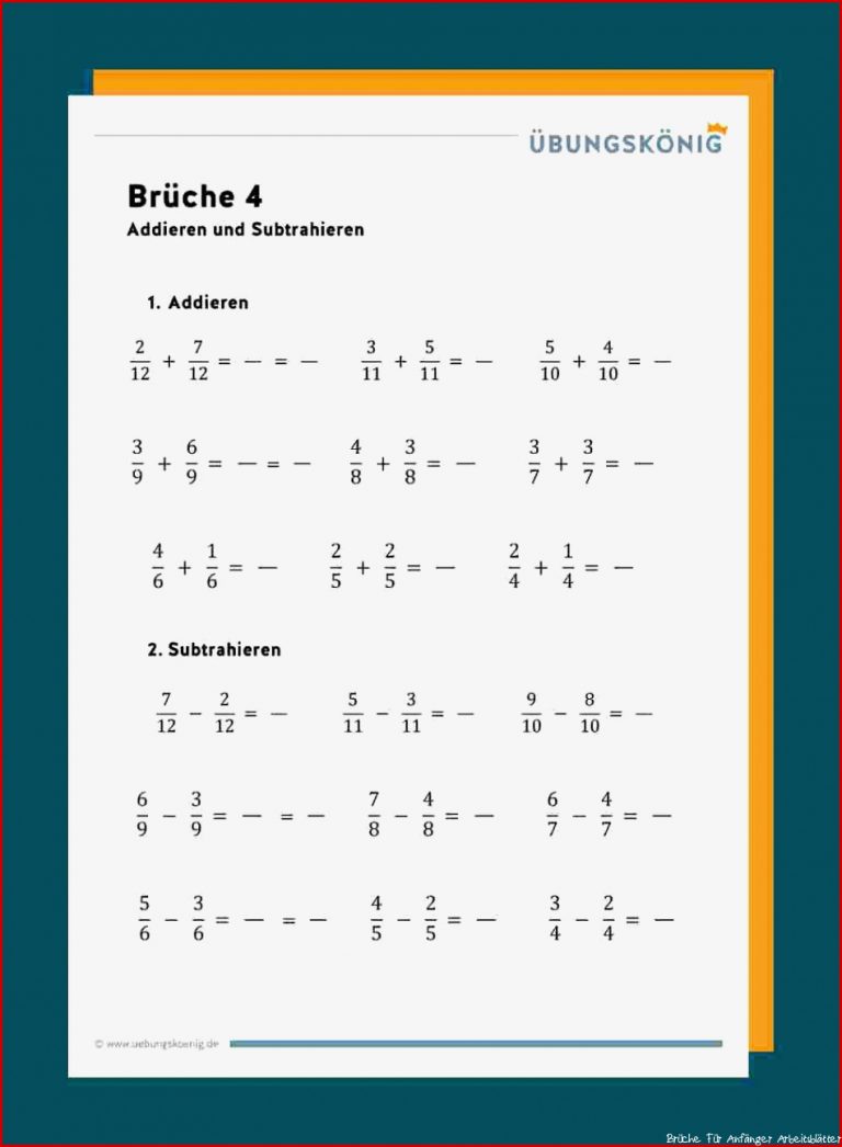 BrÃ¼che / Bruchrechnen