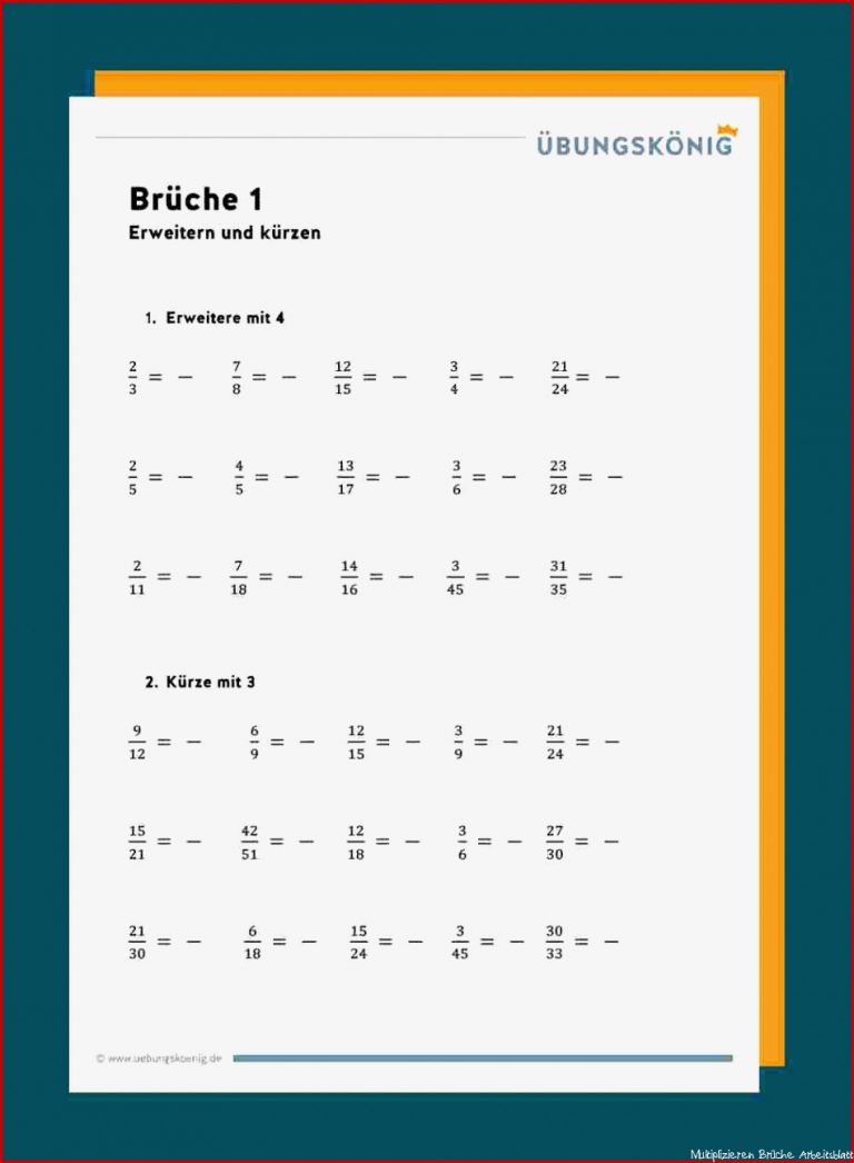 Brüche Bruchrechnen