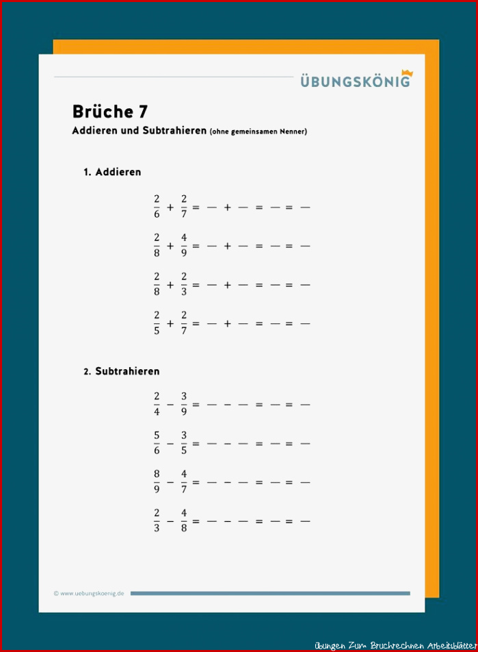 Brüche Bruchrechnen