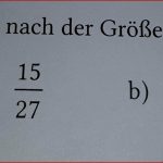 Brüche Der Größe Nach ordnen Puter Schule Mathematik