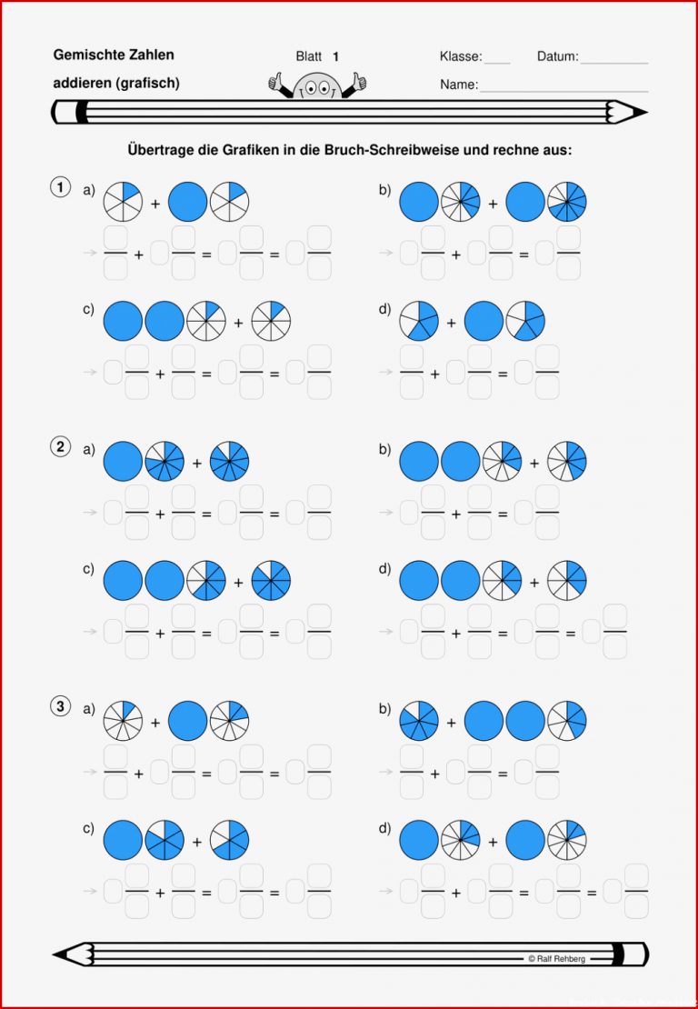Brüche Grafisch Darstellen Arbeitsblatt Stephen Scheidt