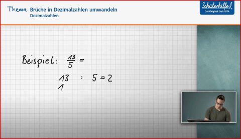 Brüche In Dezimalzahlen Umwandeln Dezimalzahlen