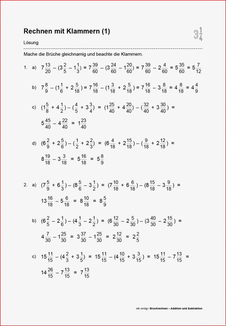 Brüche Mathe Arbeitbletter Klasse 6 Arbeitsblatt