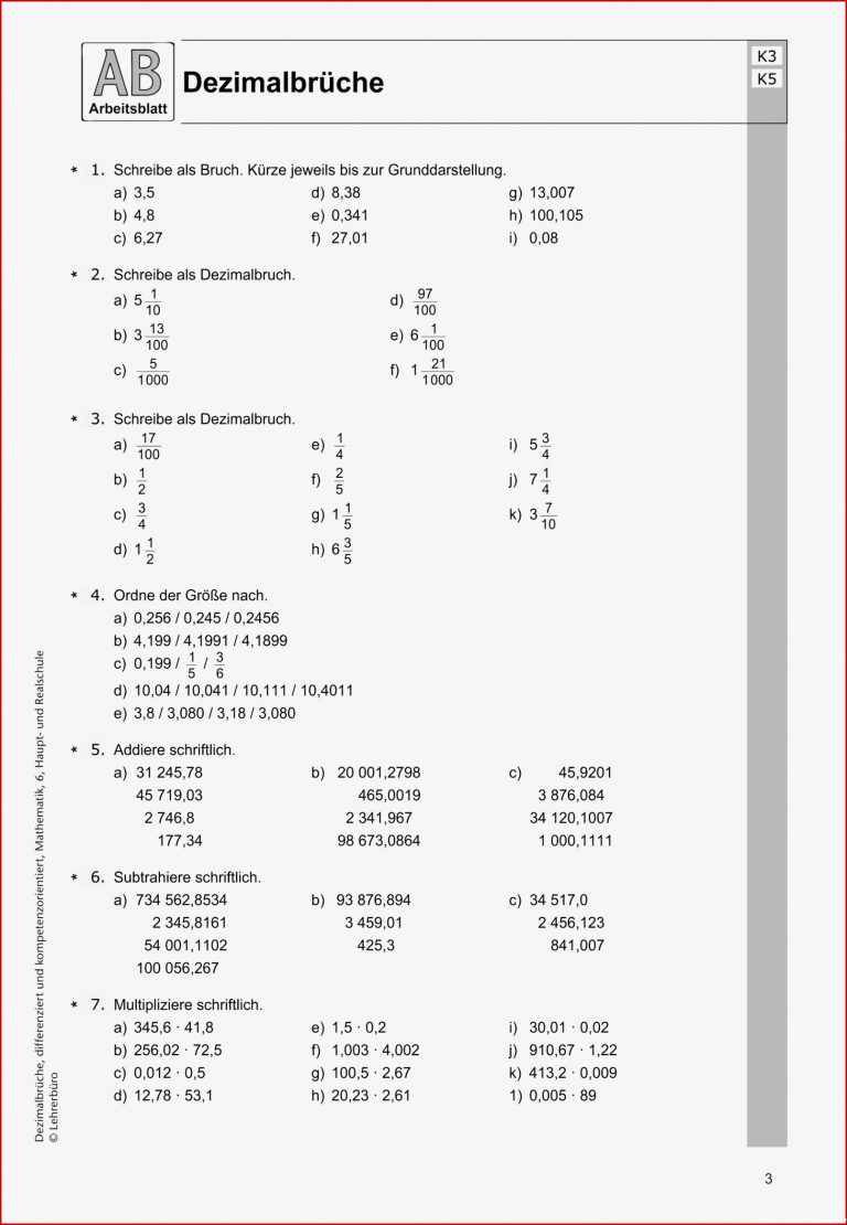 Brüche Mathe Arbeitbletter Klasse 6 Brüche zum Download Brüche Mathe Arbeitbletter Klasse 6 Brüche