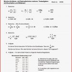 Brüche Mathe Arbeitbletter Klasse 6 Grundwissen