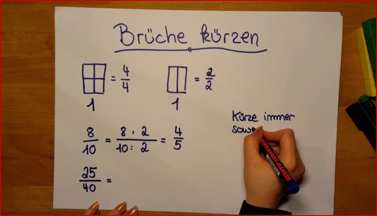 Brüche Mathe Arbeitbletter Klasse 6 Unterrichtsmaterial