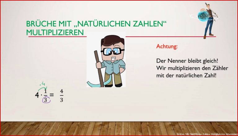 Brüche Mit Natürlichen Zahlen Multiplizieren