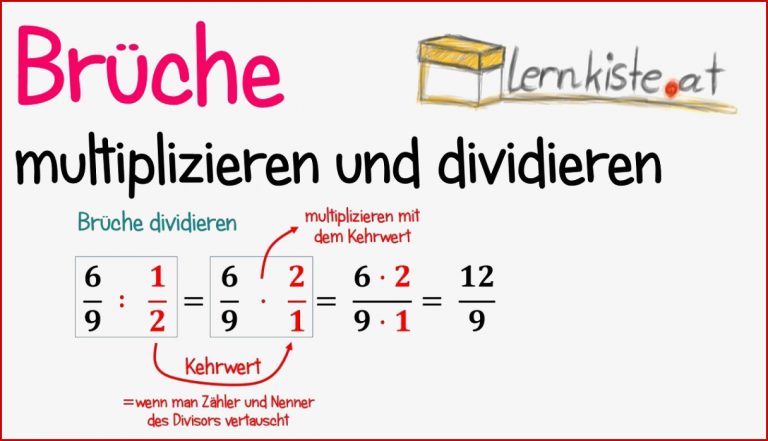 Brüche multiplizieren und divi ren