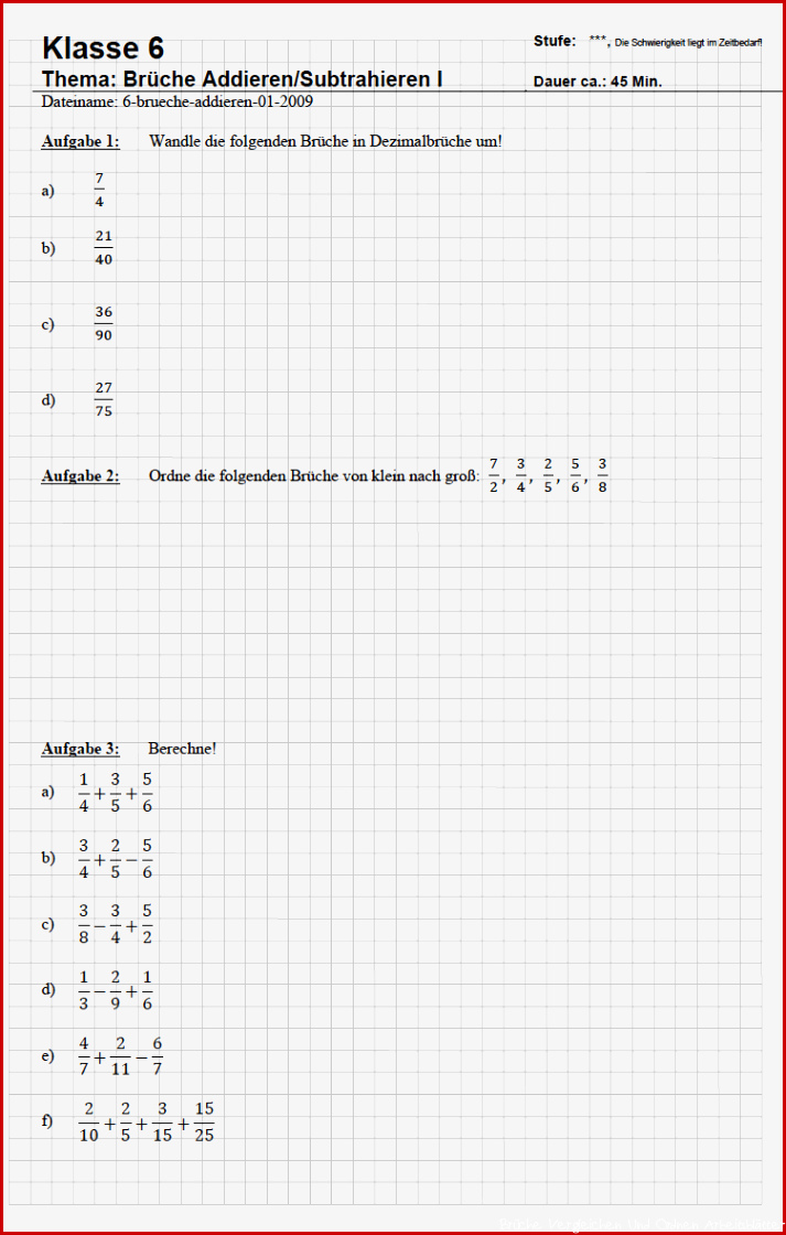 Brüche Ordnen Arbeitsblatt 5 Klasse Bruche Vergleichen