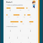 Brüche ordnen Arbeitsblatt á … Mathematik Klasse 5 6