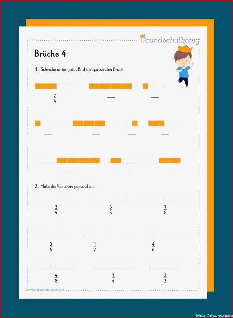 Brüche Ordnen Arbeitsblatt á … Mathematik Klasse 5 6