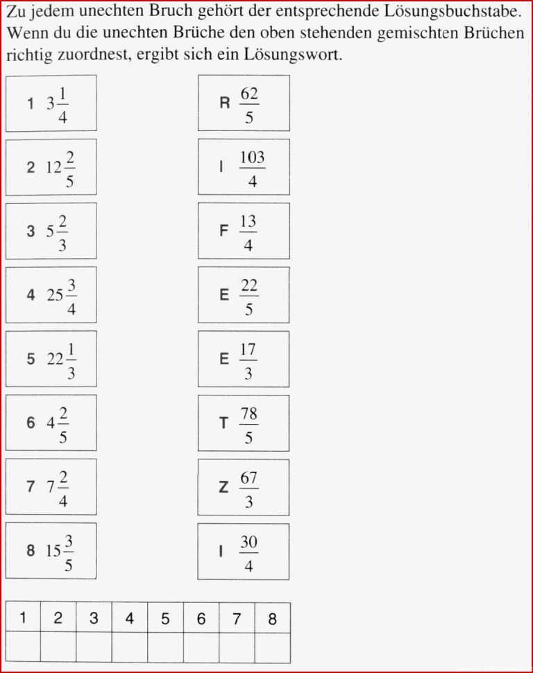 Brüche Ordnen Arbeitsblatt Pin Auf Mathematik