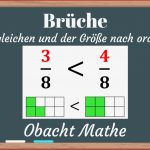 Brüche Vergleichen Und ordnen Arbeitsblatt Brüche