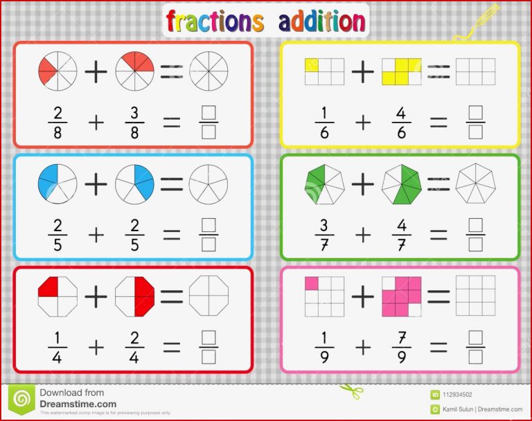 Brüche Zusatz Bedruckbare Bruch Arbeitsblätter Für