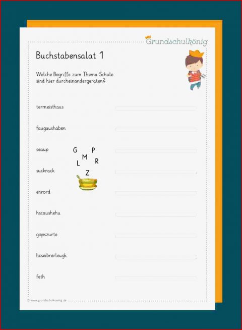 Buchstabensalat