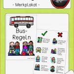 Bus Regeln Merkplakat – Unterrichtsmaterial Im Fach