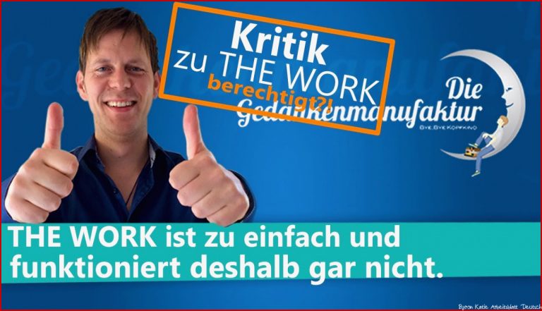 Byron Katie deutsch Kritik zu THE WORK 