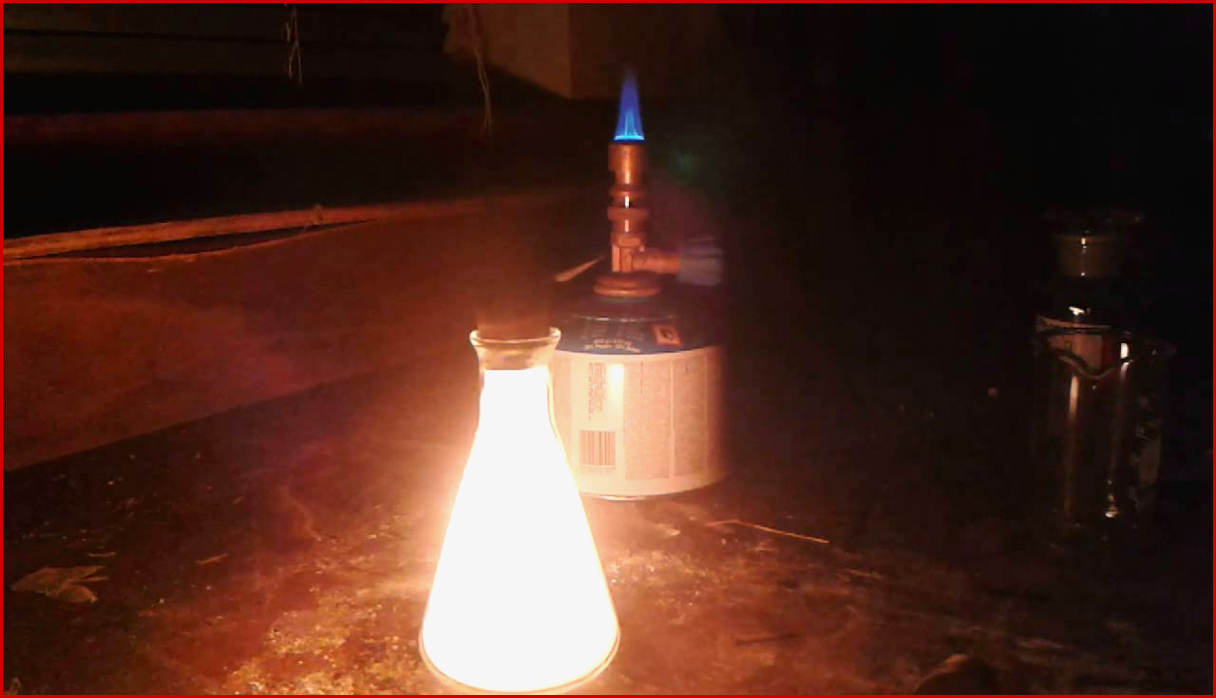 Chemie Experiment 65 Phosphor In Reinem Sauerstoff