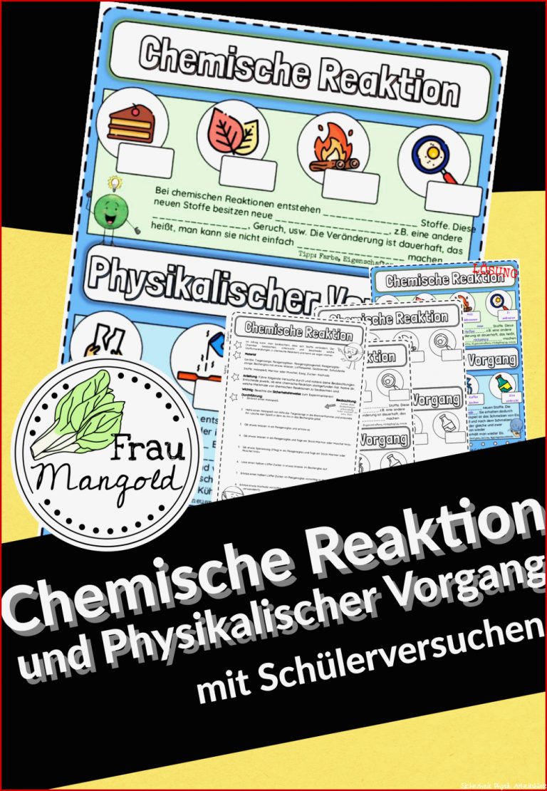 Chemische Reaktion Oder Physikalischer Vorgang