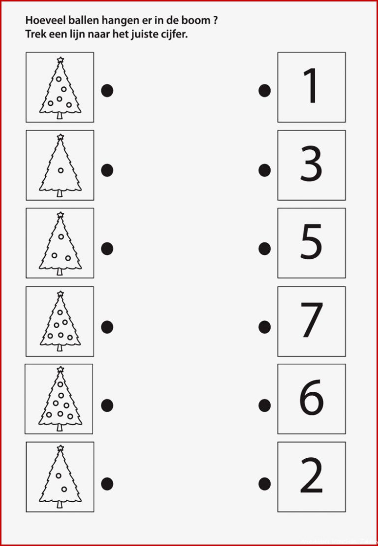 Christmas Math Worksheets for Kindergarten