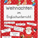Christmas Weihnachten Englischunterricht