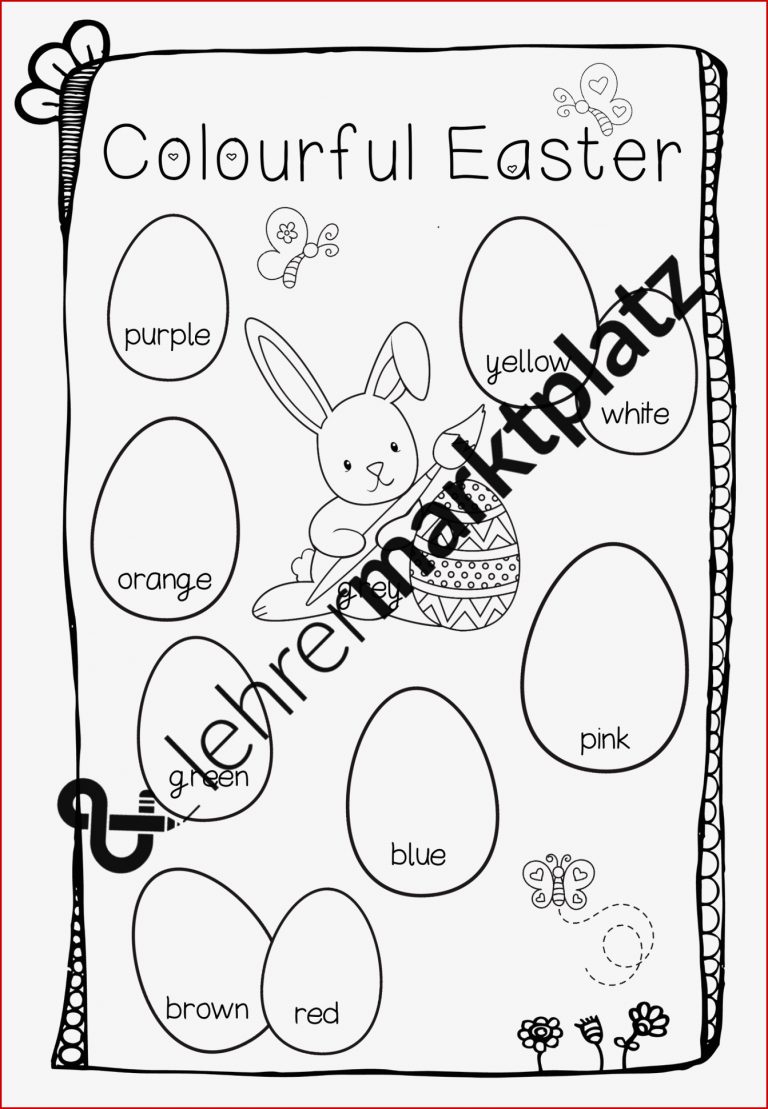 Colourful Easter Bunte Ostereier Farben homeschooling