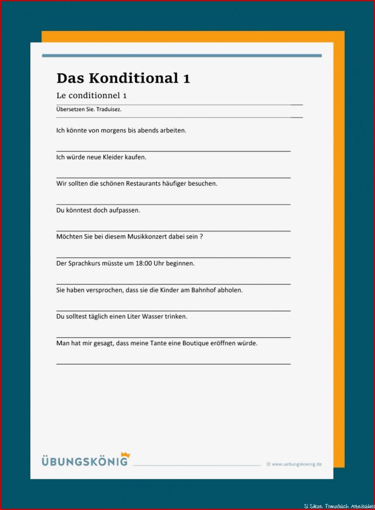 Conditionnel 1