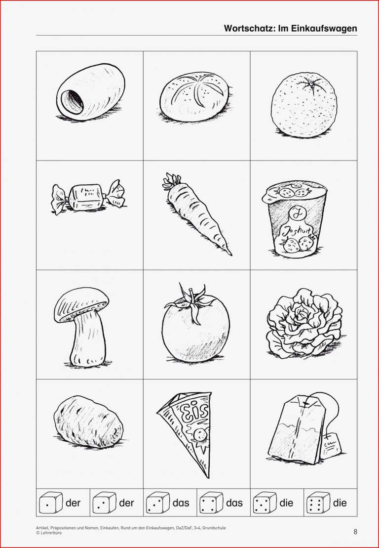 DaF DaZ · Arbeitsblätter · Grundschule · Lehrerbüro