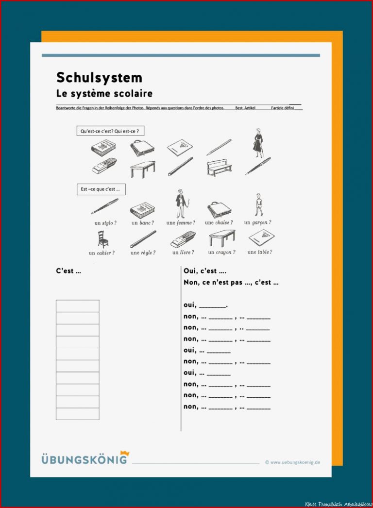 Das französische Schulsystem