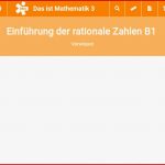 Das ist Mathematik