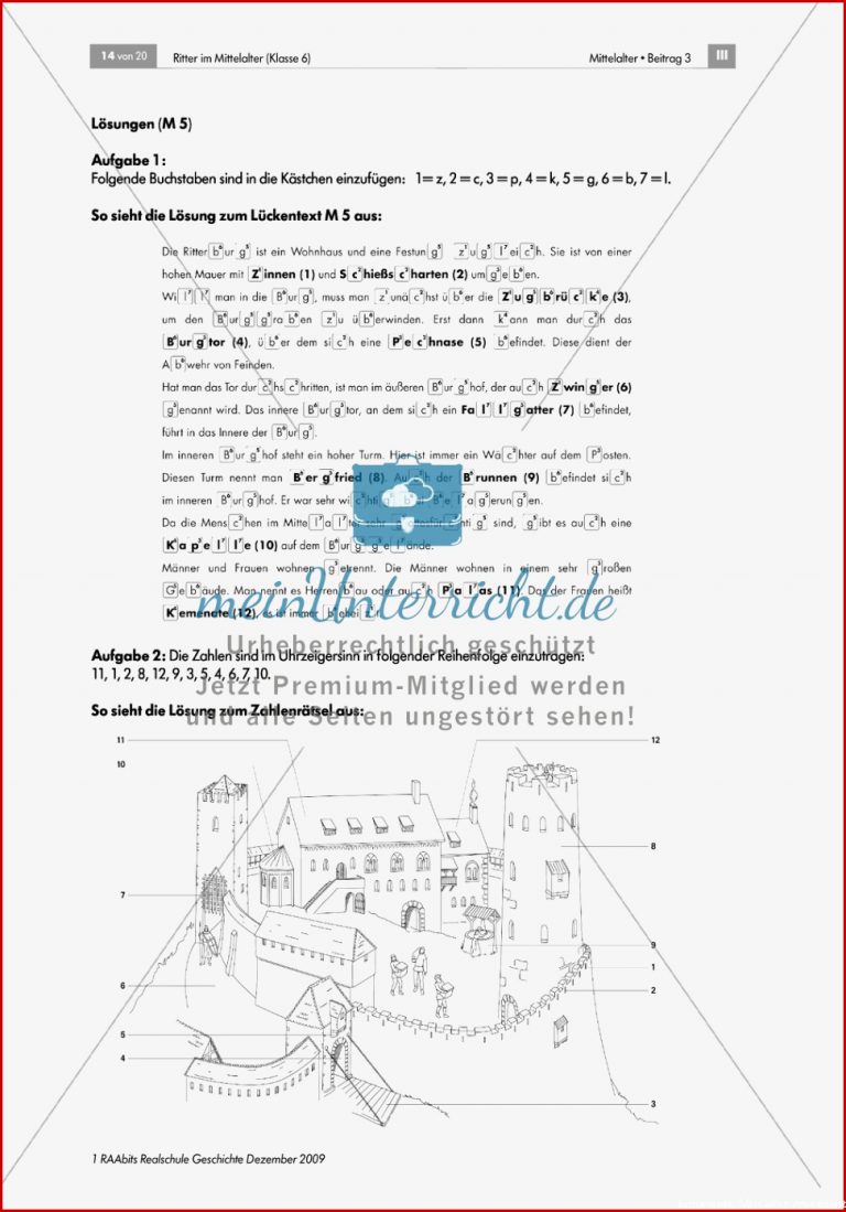 Das Leben der Ritter im Mittelalter Funktionen und