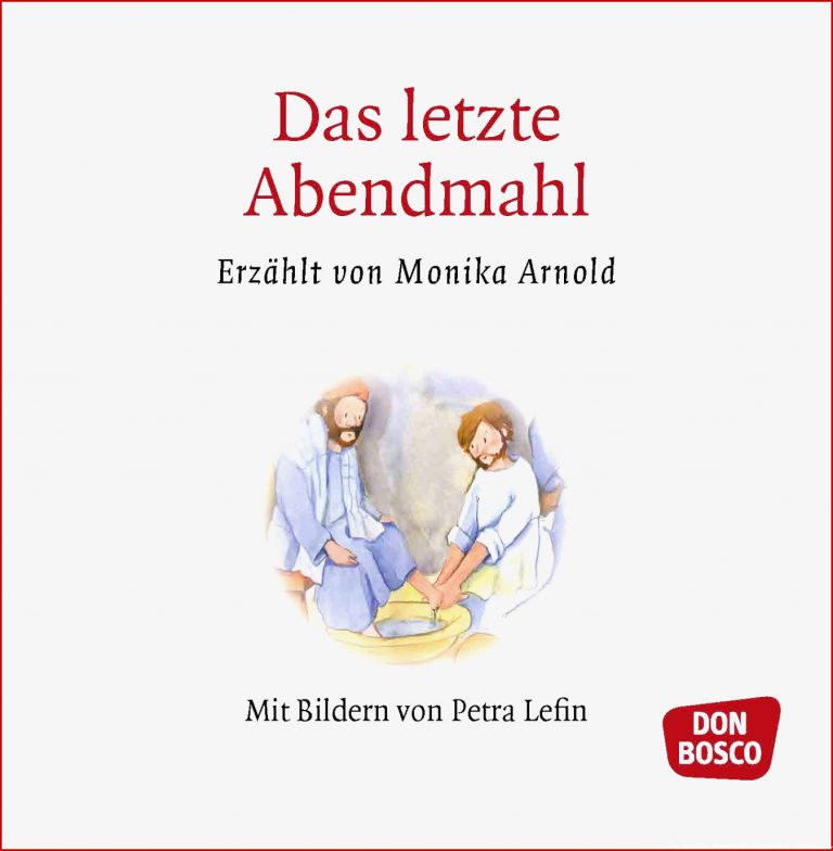 Das letzte Abendmahl Mini Bilderbuch Don Bosco Minis