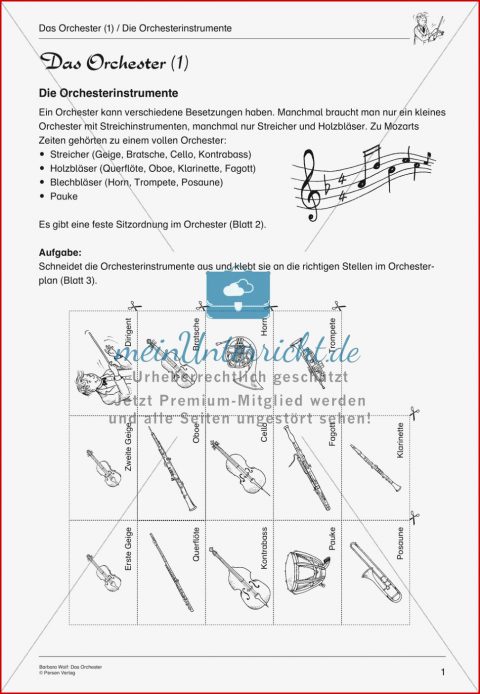 Das orchester Meinunterricht