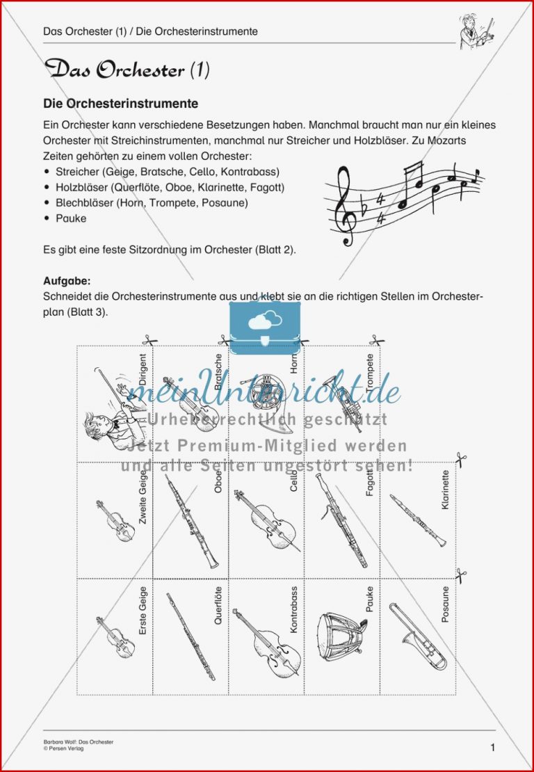 Das Orchester meinUnterricht