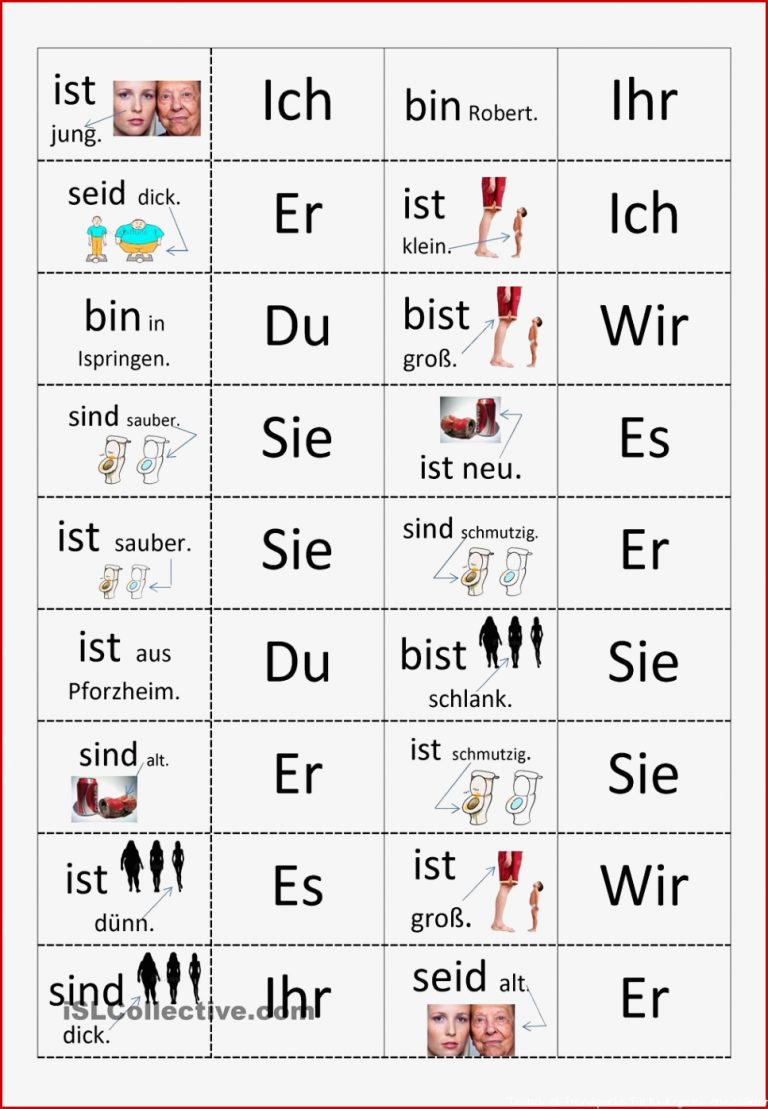 Das Verb "sein"